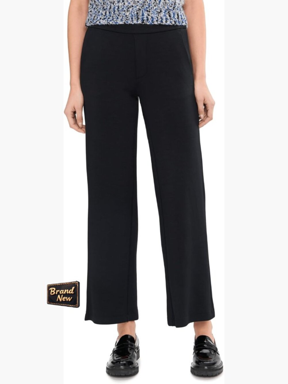 Mid-Rise Pull-On Wide Leg Trouser 29" Inseam - Casual Pants